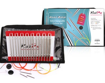 KnitPro Nova Metal Deluxe kit - interchangeable circulars