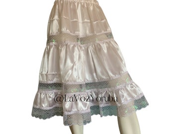 White Saya for Spiritual Mass Obbatala Spiritism Santeria Osha