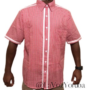 Shango Shirt Santeria For Saint Ceremony lunch or Spiritual Mass