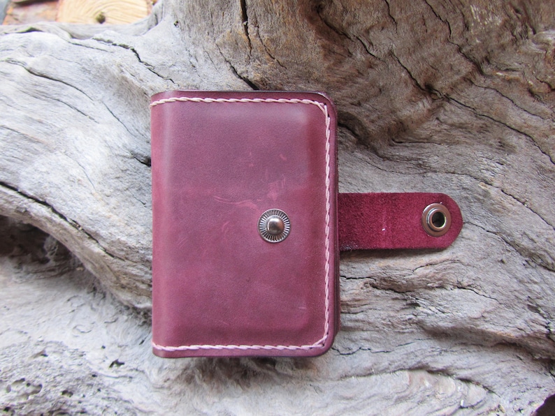 PDF leather wallet template pattern. PDF pattern womens Etsy