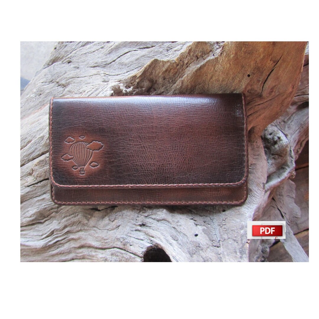 Simple Wallet Template passport Wallet Template minimalist Etsy