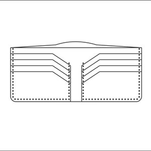 Leather Slim Wallet Pdf small Card Wallet Pattern leather Card Wallet ...