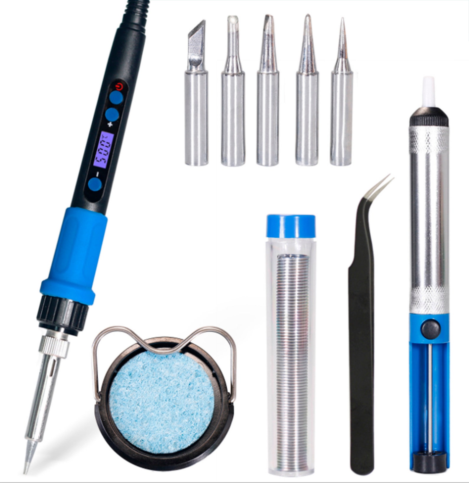 Soldering Iron Kit Electronics 100W 110V Portable Soldering Etsy