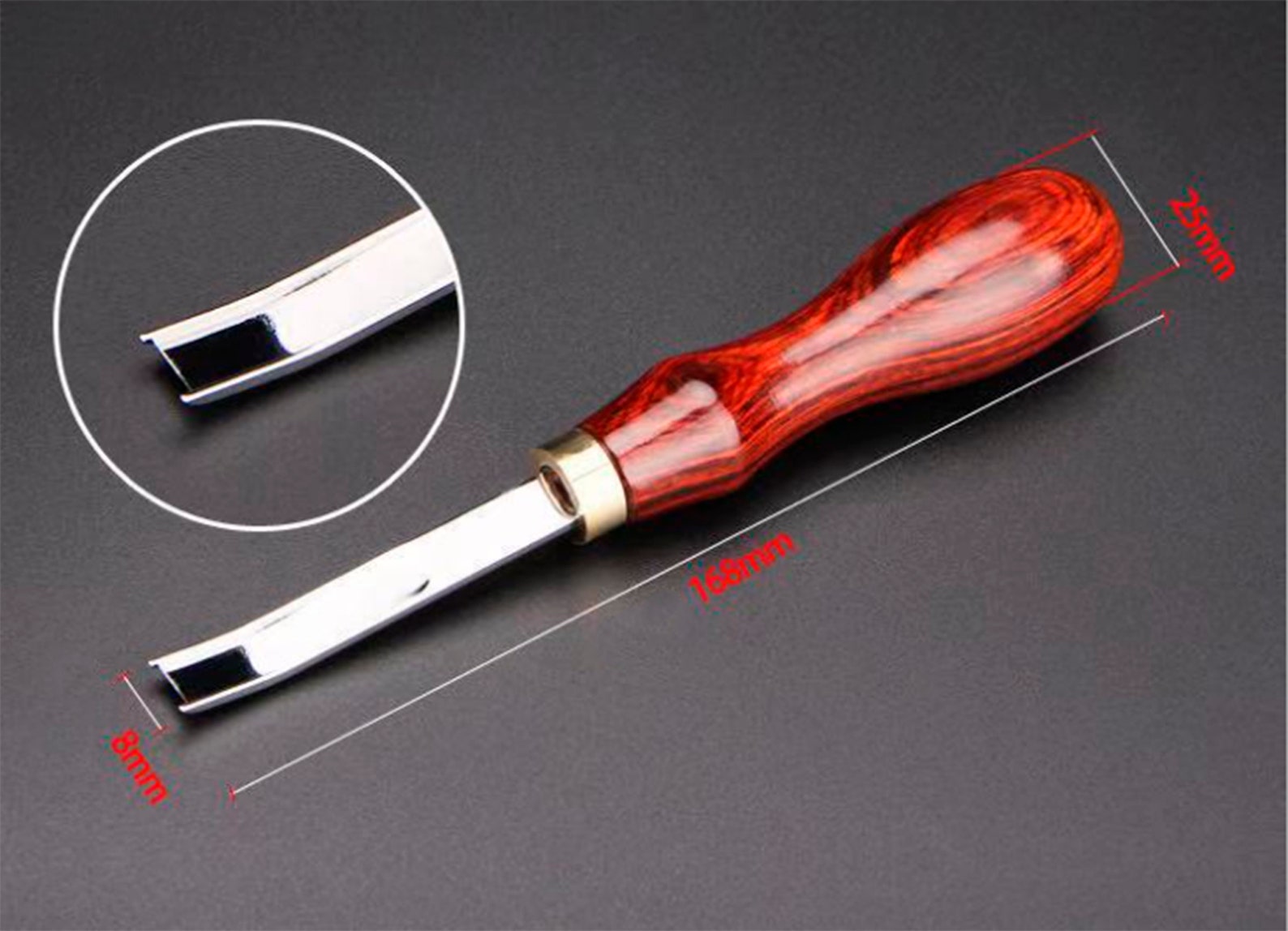 Leather French Edger Beveler Tool Leathercraft Edger Skiving Etsy