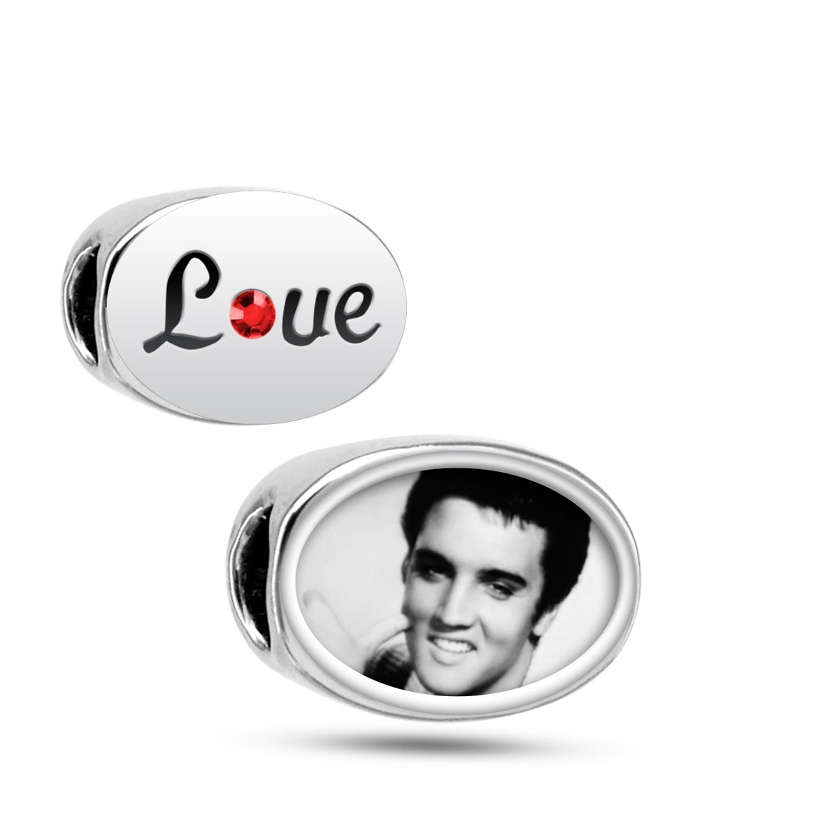 Christmas Elvis Photo Bracelet Charm Custom Bracelet Photo Etsy