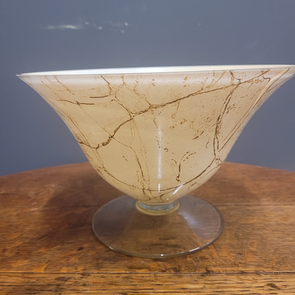 Vintage Marble Effect Fruit Bowl