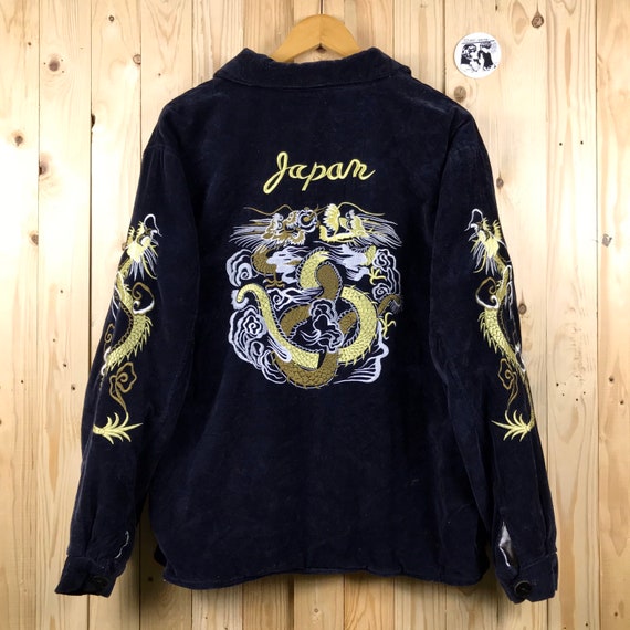Mega rare !! Vintage 90s souvenirs sukajan japan y