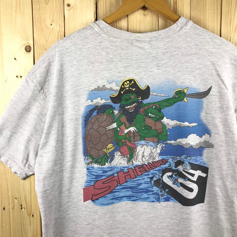 vintage teenage mutant ninja turtles movie cartoon 90s era shirt