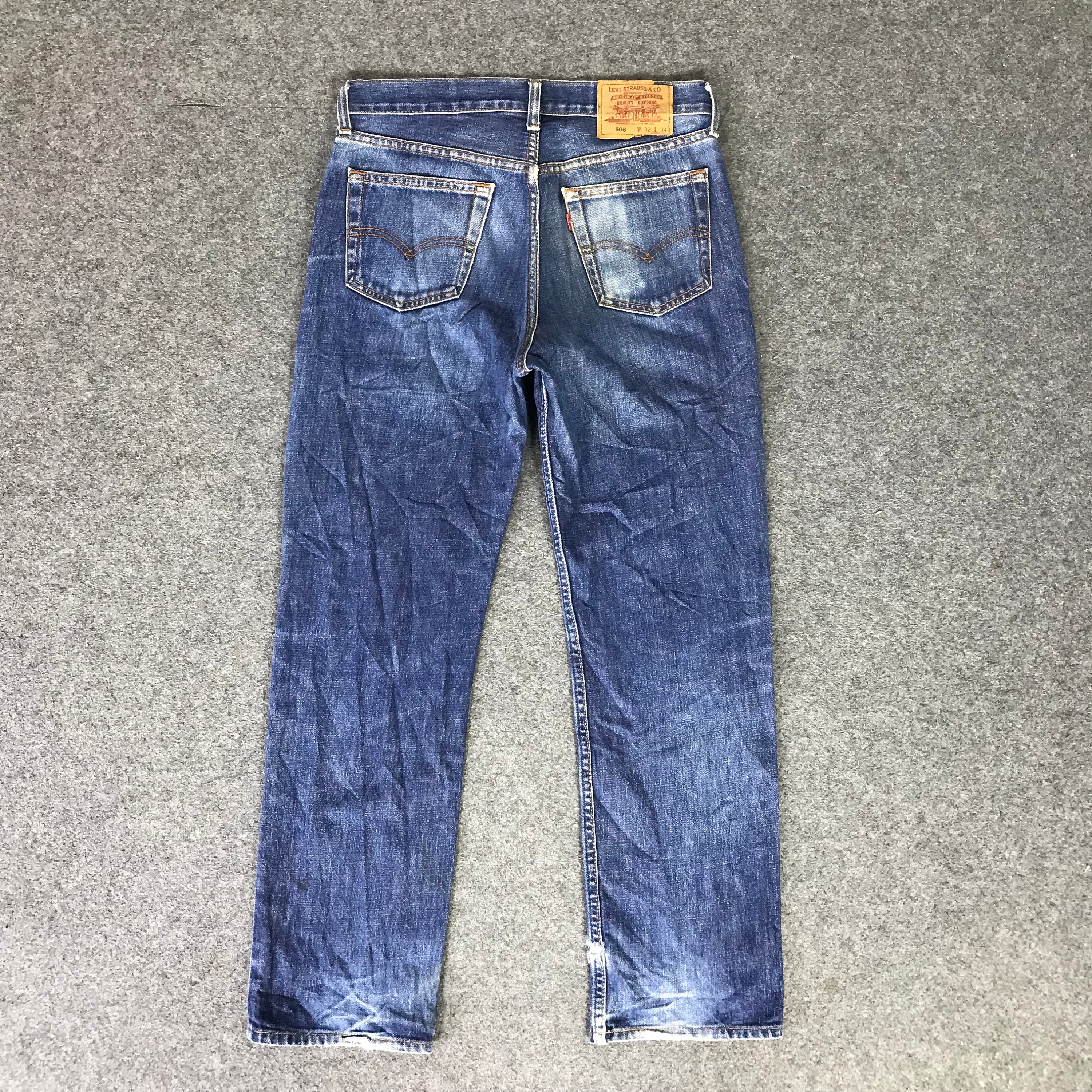 Vintage Levis Lot 506 Rusty Denim Jeans 