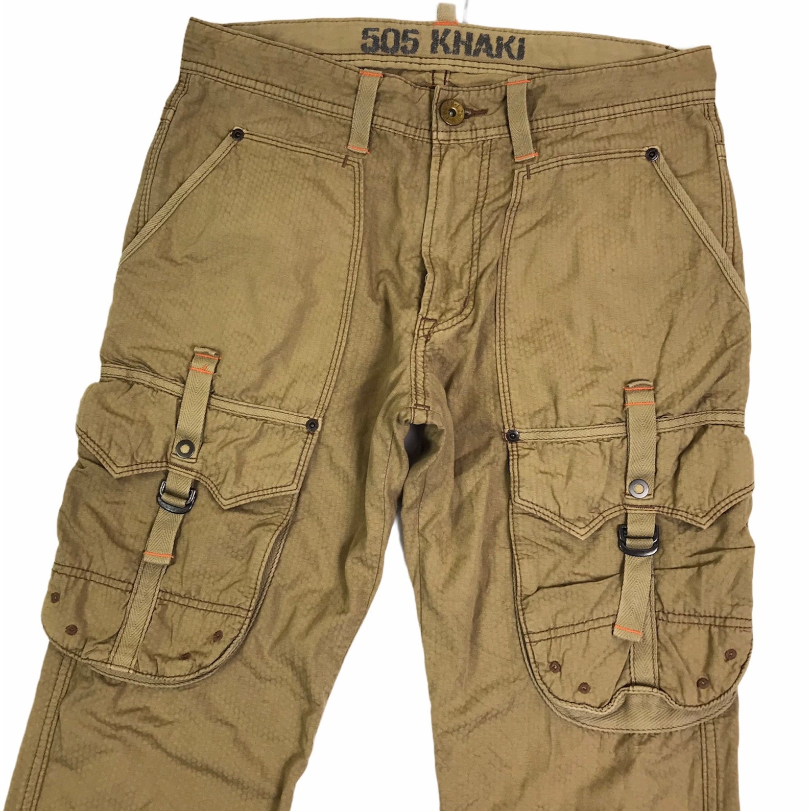 90s japanese 505 khakis parachute cargo pants | Etsy