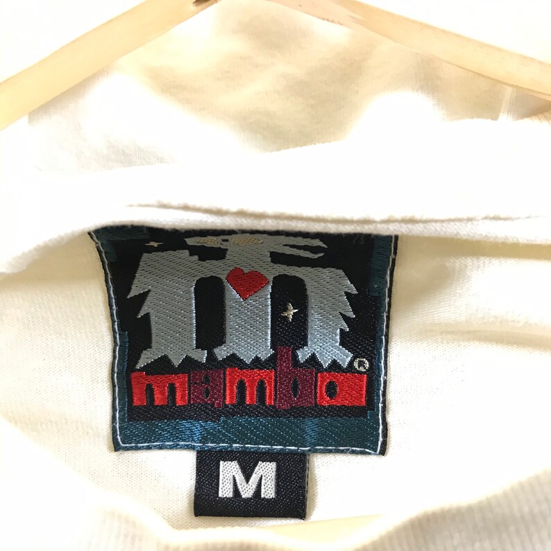 90s mambo beachnik spiritual biglogo spellout mambo australia shirt