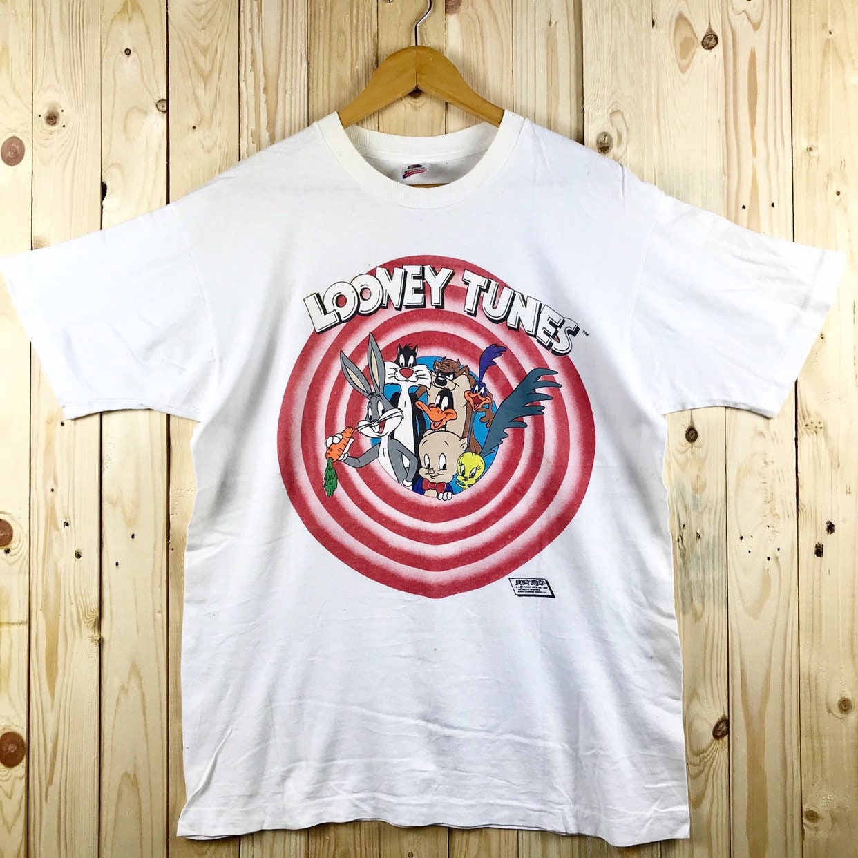 Vtg 90s warnerbros looneytunes and friend cartoon shirt | Etsy