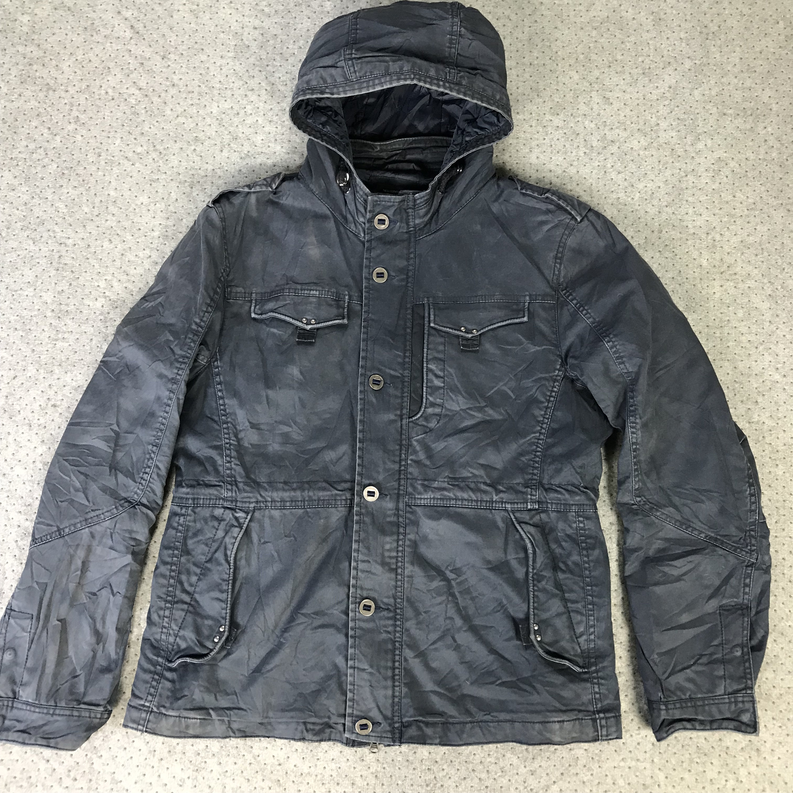 はこぽす対応商品】 NICOLE CLUB FOR MEN ジャケット 黒 Mサイズ econet.bi