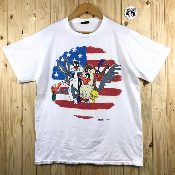 Vintage 90s looney tunes x tazmanian cartoon lagen