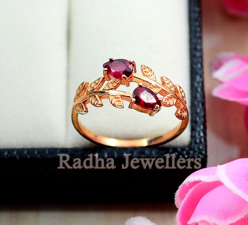 Leaf Ring\\ 925 Sterling Silver\\ Natural Opal Ring\\ July Birthstone\\ Cluster Ring\\ Statement Ring\\ Women Ring\\ Vintage Ring\\ Gift For Her