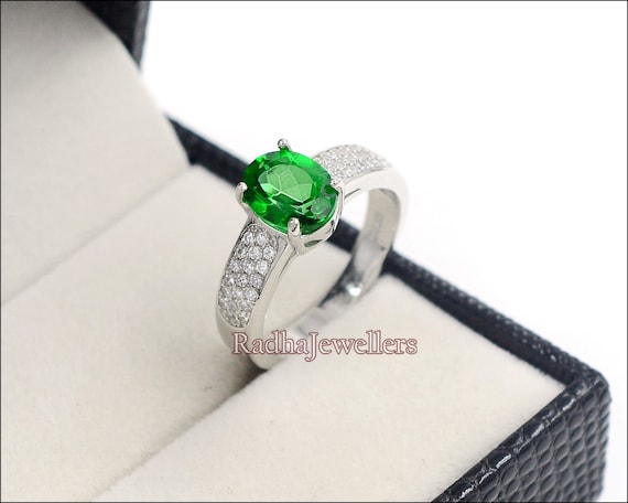 Bague topaze verte hot sale