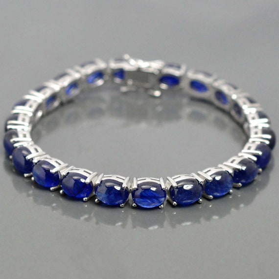 Multi Color Sapphire bracelet,Sapphire bracelet,Sapphire jewelry,Genuine sapphire bracelet,Natural sapphire bracelet,sterling silver sapphire bracelet,September birthday bracelet, 6.5,7,7.5,8,8.5
