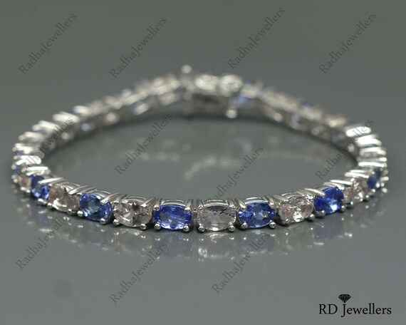 Tanzanite bracelet shop etsy