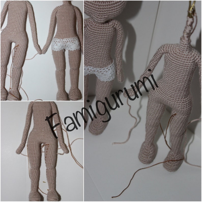 Amigurumi Doll Base Pattern-famigurumi Doll - Etsy