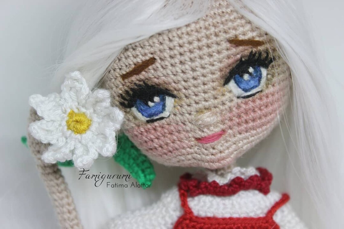 Amigurumi Doll Embroider Patternfamigurumi Doll Etsy