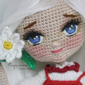 Amigurumi Doll embroider pattern-Famigurumi doll