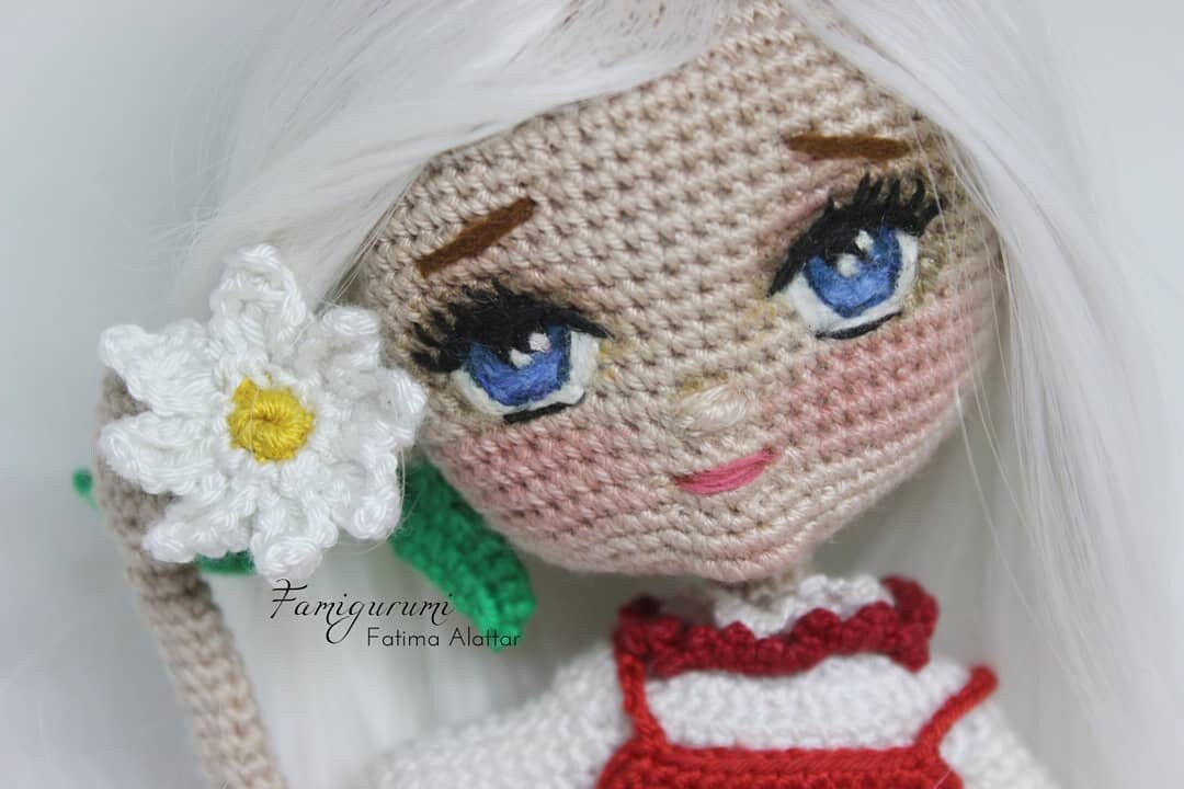 Amigurumi Doll Embroider Patternfamigurumi Doll Etsy
