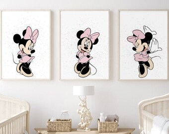 minnie mouse nursery decor
