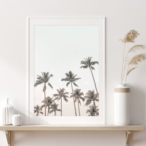 Floral Silhouette Souvenir Flower Illustration Art Print 8x10 Wildflower Peace Sign California Wall Art Minimalist