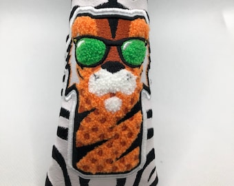 Golf Putter Cover Tiger Woods Frank - White Stripes