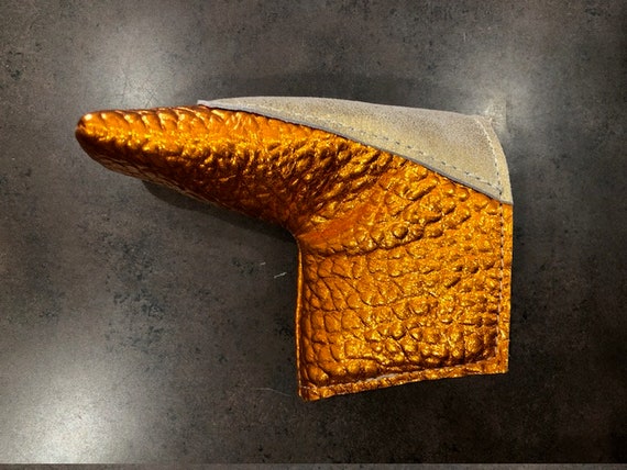 Custom Golf Putter Headcovers Geniune Leather Exotic - Custom Leather Putter Covers Custom Golf Putter Headcovers Geniune Leather Exotic - Custom Leather Putter Covers