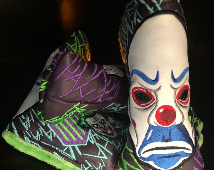 Joker Heath Ledger Dark Knight Golf Leather Headcover Etsy