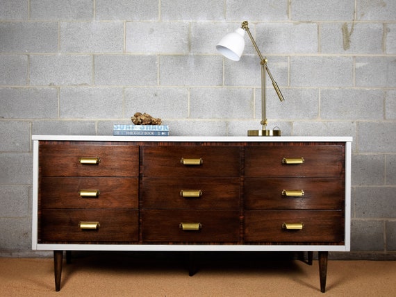 Sold Mid Century Modern Dresser Mid Century Buffet Mid Etsy