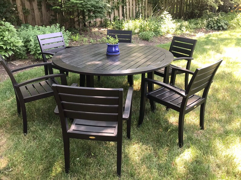 SOLD // Crate and Barrel Outdoor Patio Set Etsy