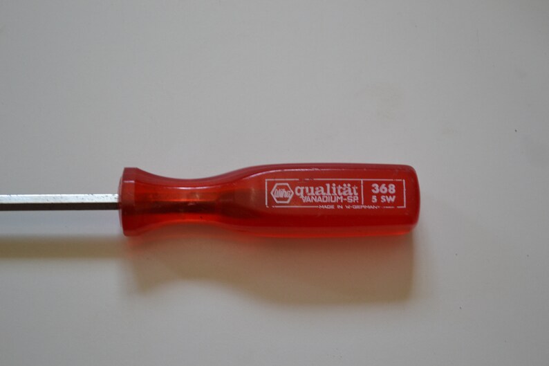 Vintage Wiha Qualitat Vanadium-SP 368 5 SW Hex Driver W Germany 5mm