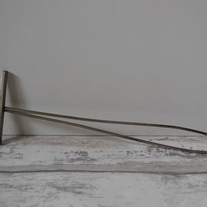 Vintage Mini Steel Hammer 3&quot; x 1/4&quot; Head