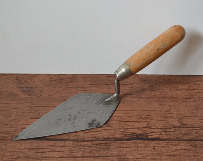 Vintage 6 Brick Pointing Trowel Steel With Wood Handle London Pattern