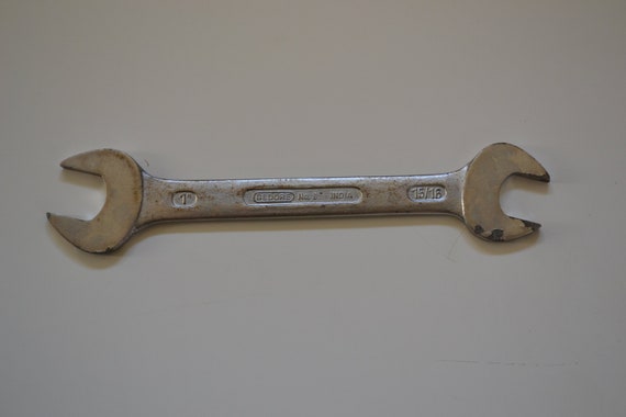 Vintage Hazet 450 Double Ended Spanner 5/16 1/4 W 3/8 5/16 Bs 