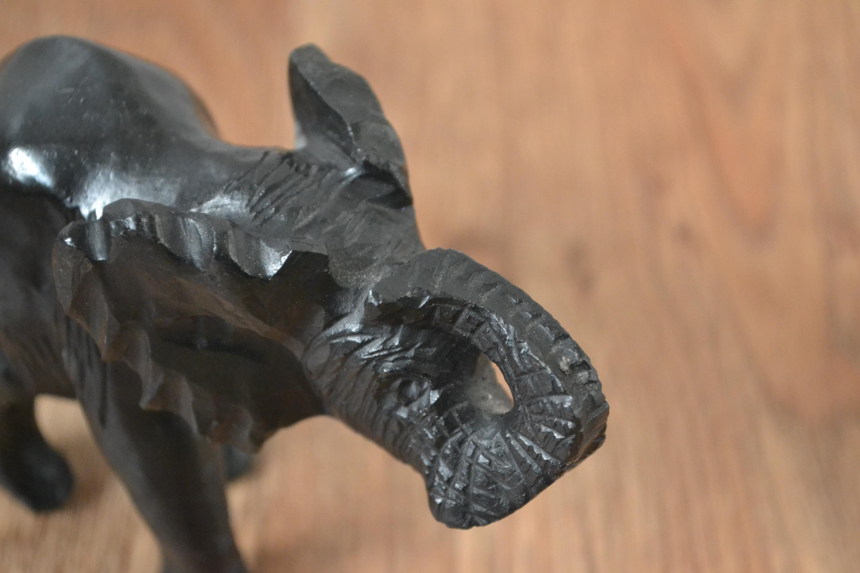 ヴィンテージ彫刻石象 5