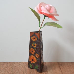 1930s Floral Vase - Etsy UK