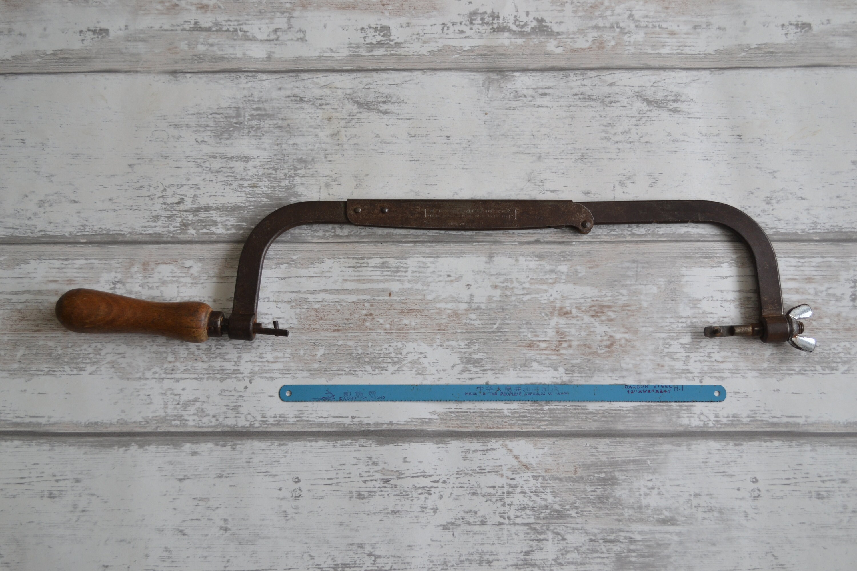 Vintage Eclipse No. 60B Hacksaw Frame With 12 Swordfish Brand Blade Etsy