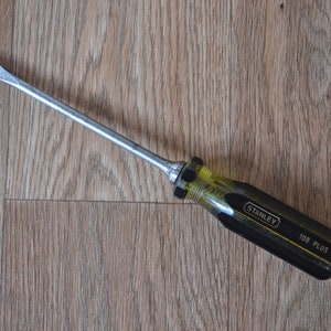 Vintage Stanley 100 Plus 66-166 8mm x 150mm Flathead Screwdriver - Made in England