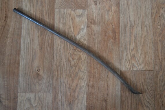Vintage 25.5 Long Curved Steel Pry Bar Etsy UK