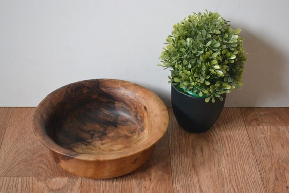 ヴィンテージ オーク材 木製ボウル 22 cm x 7 cm - Etsy 日本