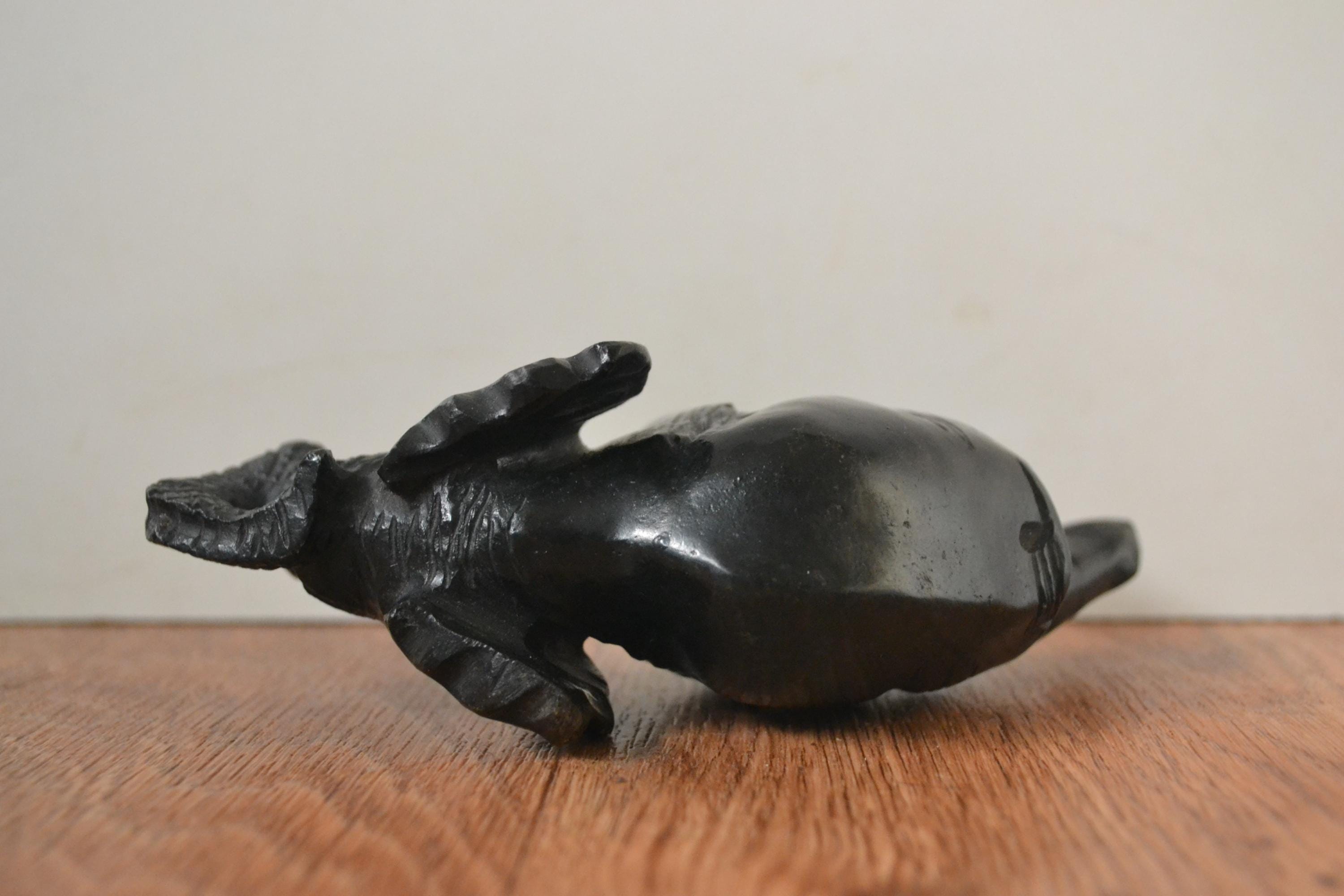 ヴィンテージ彫刻石象 5