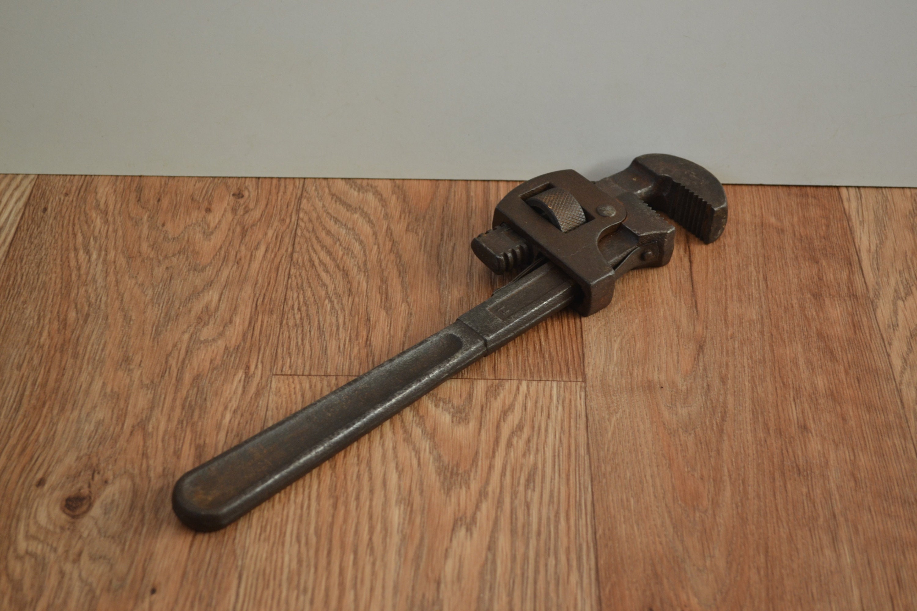 Large Vintage 14” F Monkey Wrench Made in Britain – Good Condition