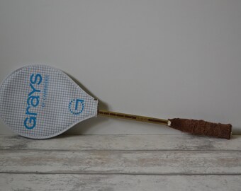 Grays Silver Gray Squash Rackets x 2 Vintage Wooden | eBay