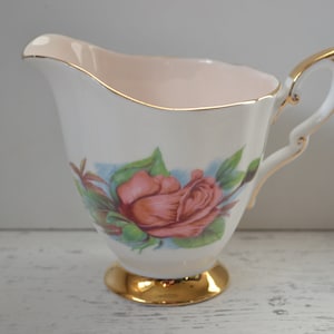 Vintage Paragon Harry Wheatcroft &#39;Rendezvous&#39; Fine Bone China Milk Cream Jug 4&quot;