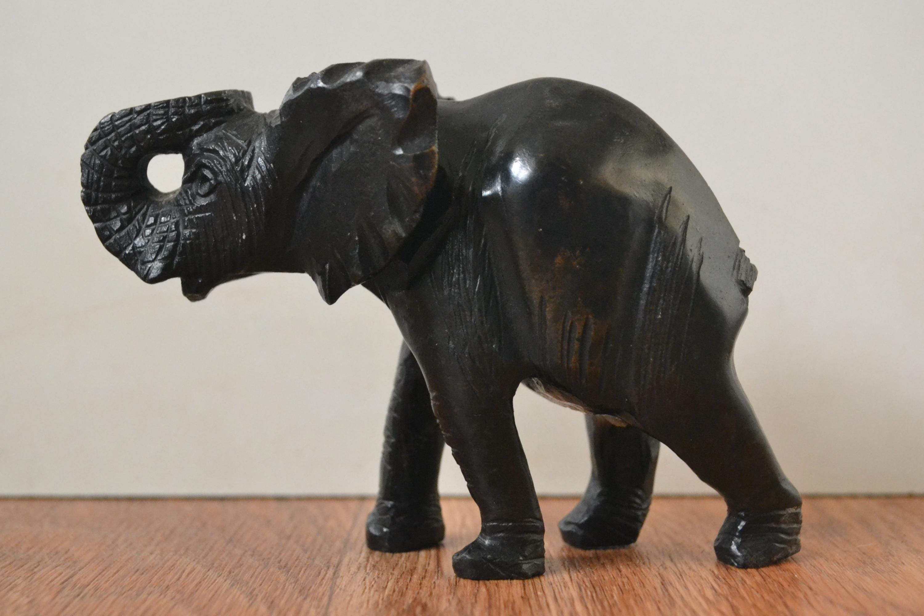 ヴィンテージ彫刻石象 5