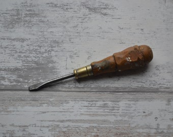 Vintage Small Flathead Screwdriver - 5mm x 57mm Blade