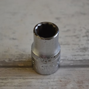 Vintage Elora hecho en Alemania Occidental 1/2" AF cromo vanadio 1/2" socket de accionamiento